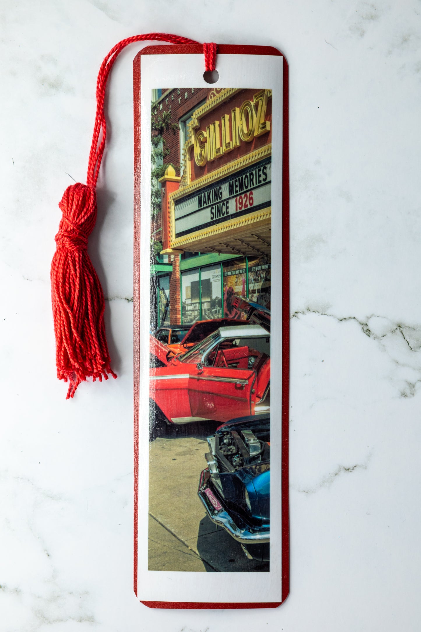 Gillioz Theater classic car bookmark