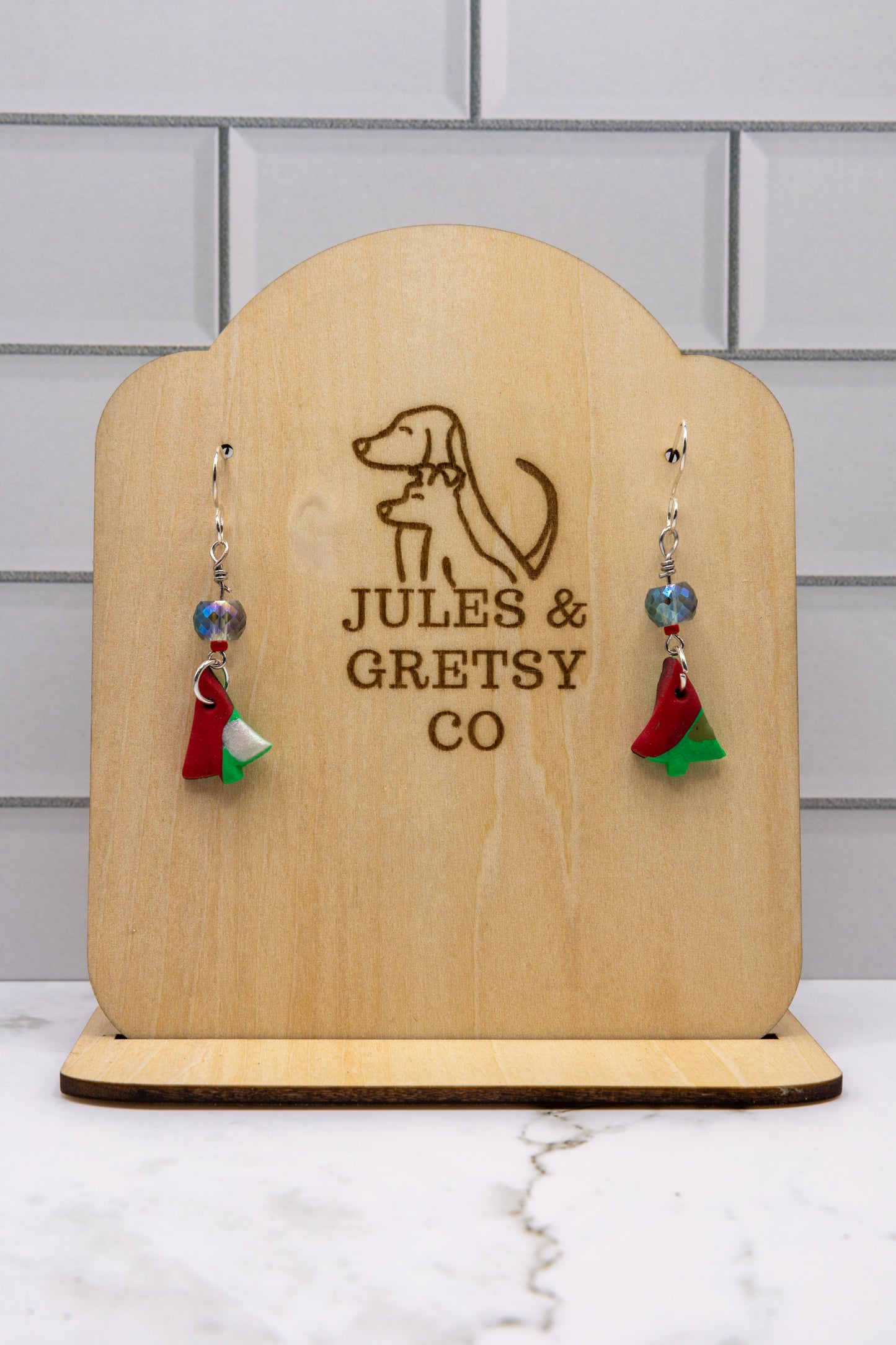 Chrismas Tree earrings