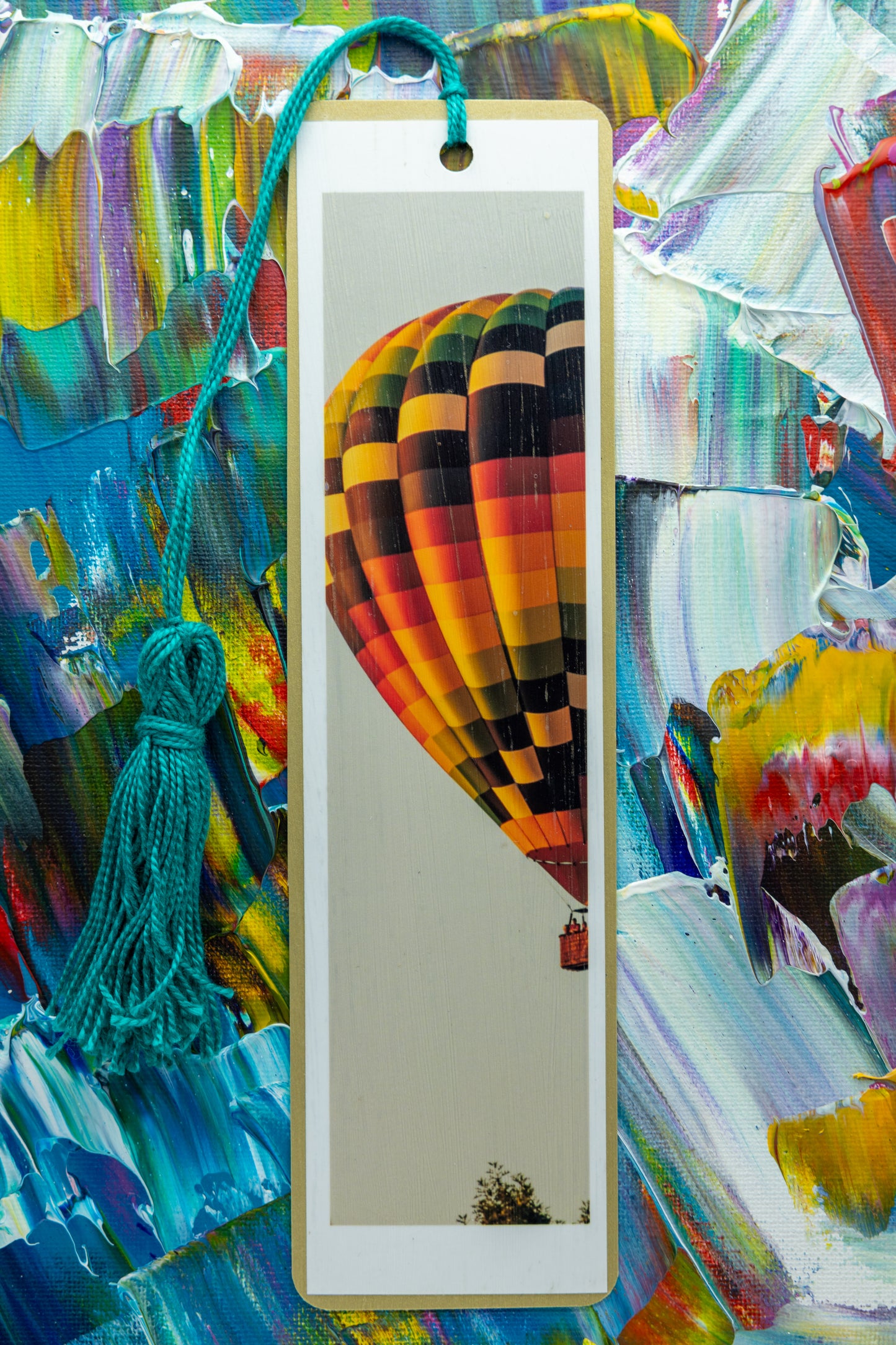 Hot air ballon bookmark