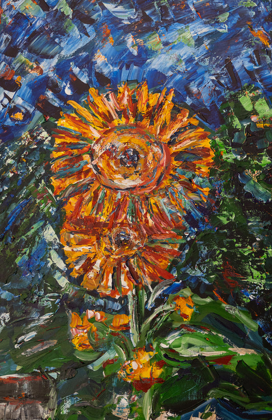 Sunflower print