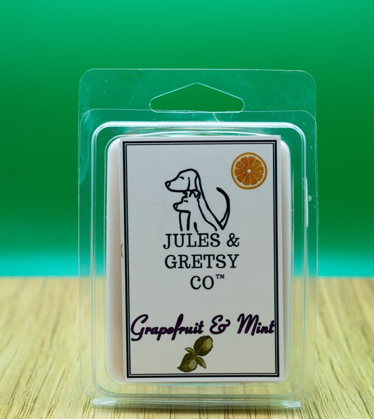 Grapefruit and Mint wax melt