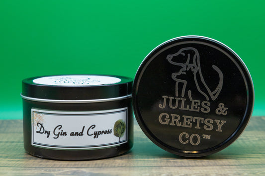 Dry Gin and Cypress 8oz candle