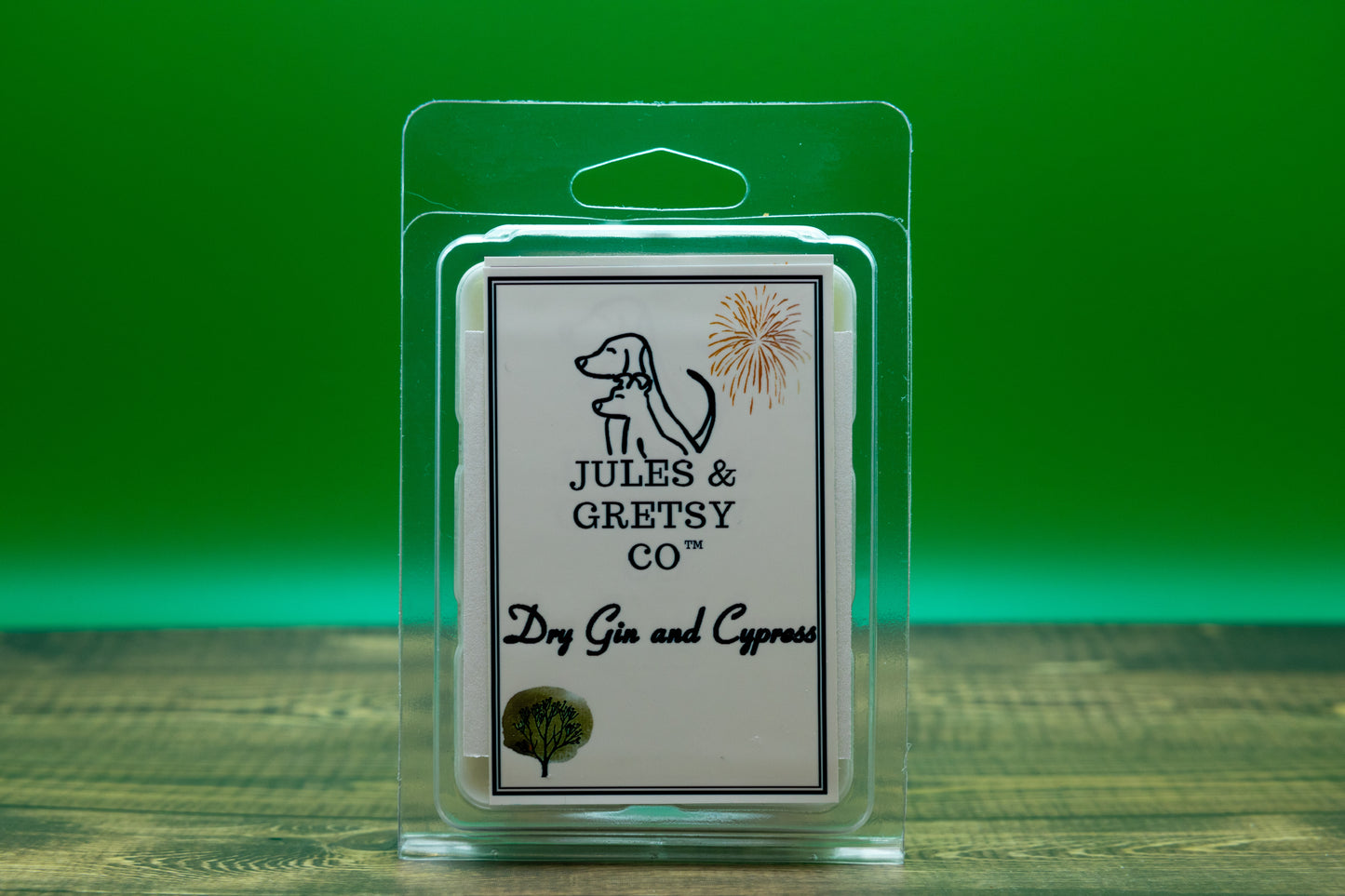 Dry Gin and Cypress wax melt